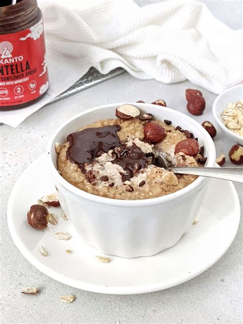 Healthy Nutella Baked Oats